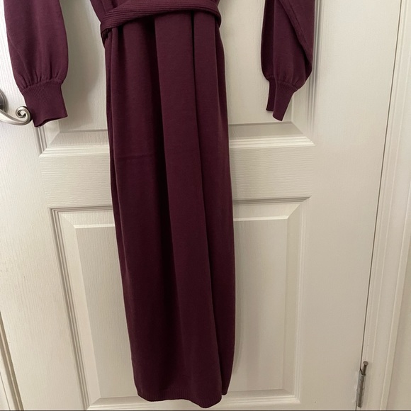 COPY - BlackMilk Mauve Knit Batwing Dress - Picture 4 of 10